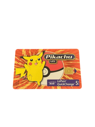 Pikachu #25 - Canada - QuickChange Phone Card