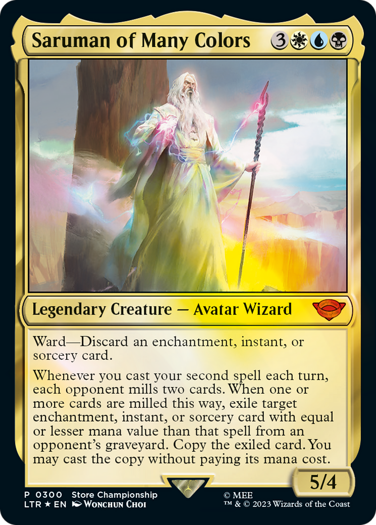 Saruman of Many Colors (GAME-300) - The Lord of the Rings: Tales of Middle-earth Foil