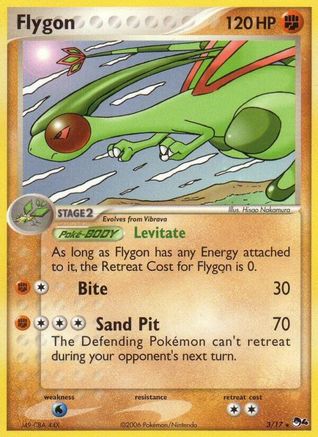 Flygon (3/17) - POP Series 4 Holofoil