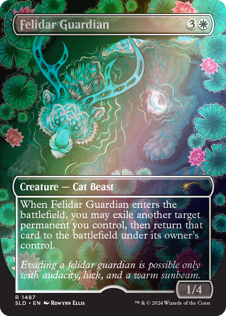 Felidar Guardian (SLD-1487â˜…) - Secret Lair Drop (Borderless) Foil