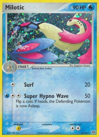 Milotic (8/106) - Emerald Holofoil