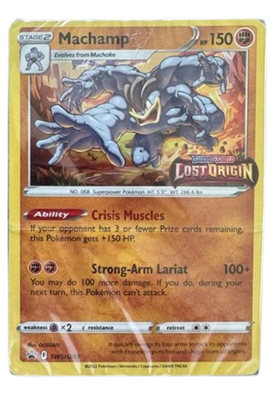 Machamp SWSH243 Lost Origin Pre-Release Deck Promo - Sealed