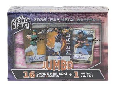 2026 Leaf Metal Baseball Jumbo Box