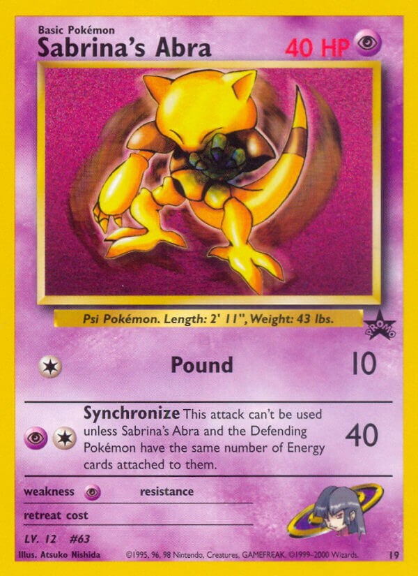 Sabrina's Abra - 19/53 - (WoTC Promo)