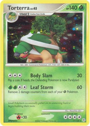 Torterra (17/130) - Diamond and Pearl Reverse Holofoil