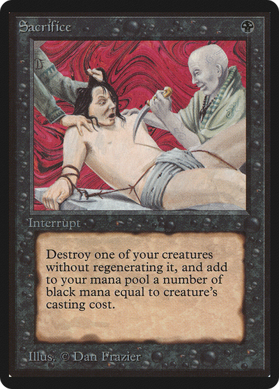 Sacrifice (LEB-125) - Limited Edition Beta