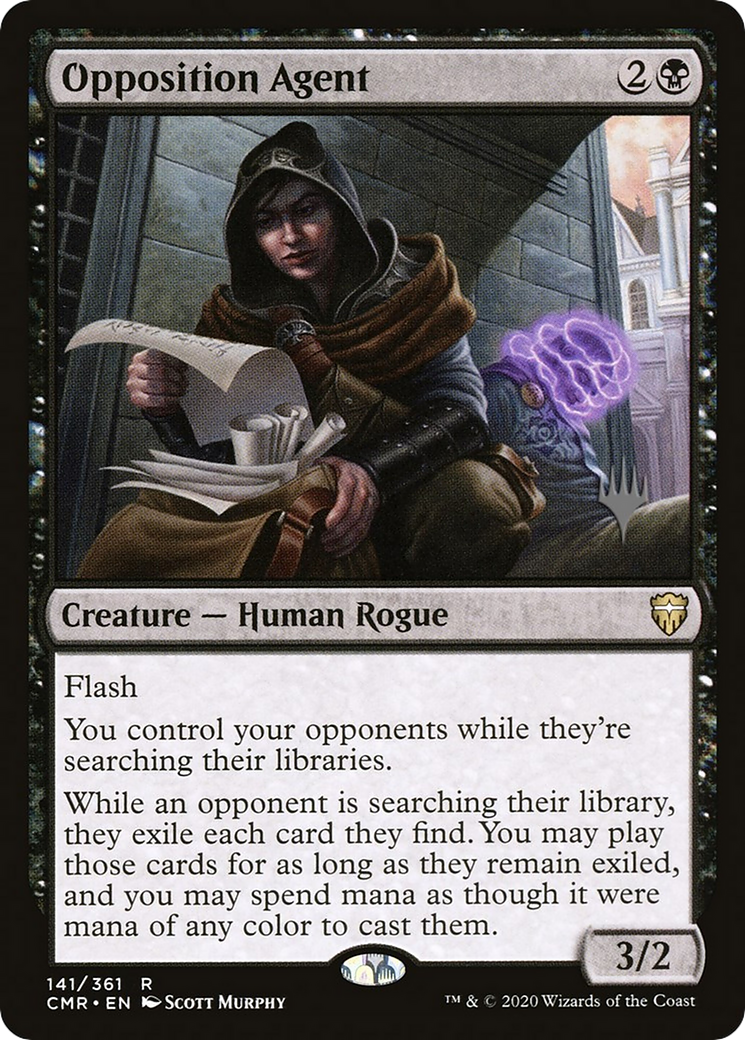 Opposition Agent (PPMKM-141P) - Commander Legends Promos Foil