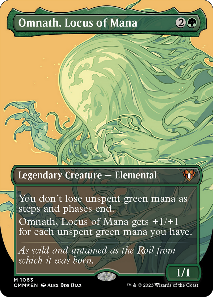 Omnath, Locus of Mana (CMM-1063) - Commander Masters (Borderless)