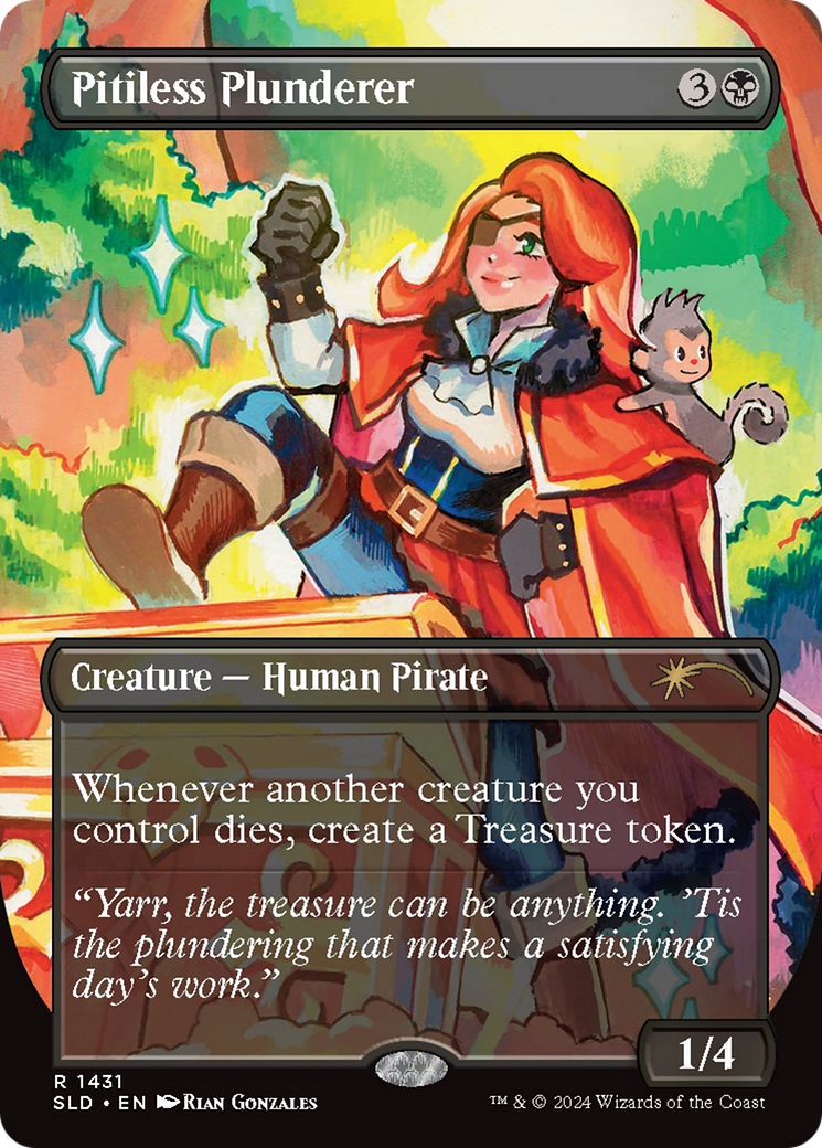 Pitiless Plunderer (SLD-1431) - Secret Lair Drop (Borderless)