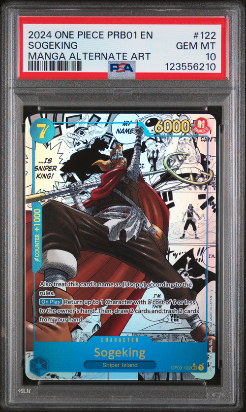PSA 10 SOGEKING MANGA ALTERNATE ART