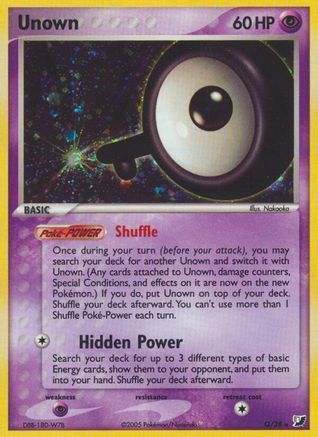 Unown (Q/115) - Unseen Forces Holofoil