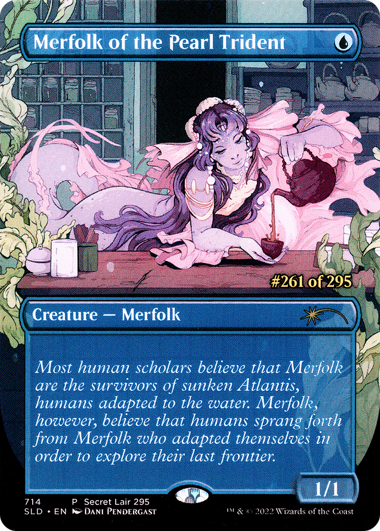 Merfolk of the Pearl Trident (SLD-714) - Secret Lair Drop (Borderless)