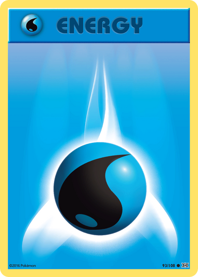 Water Energy 93 108 Evolutions Reverse Holofoil