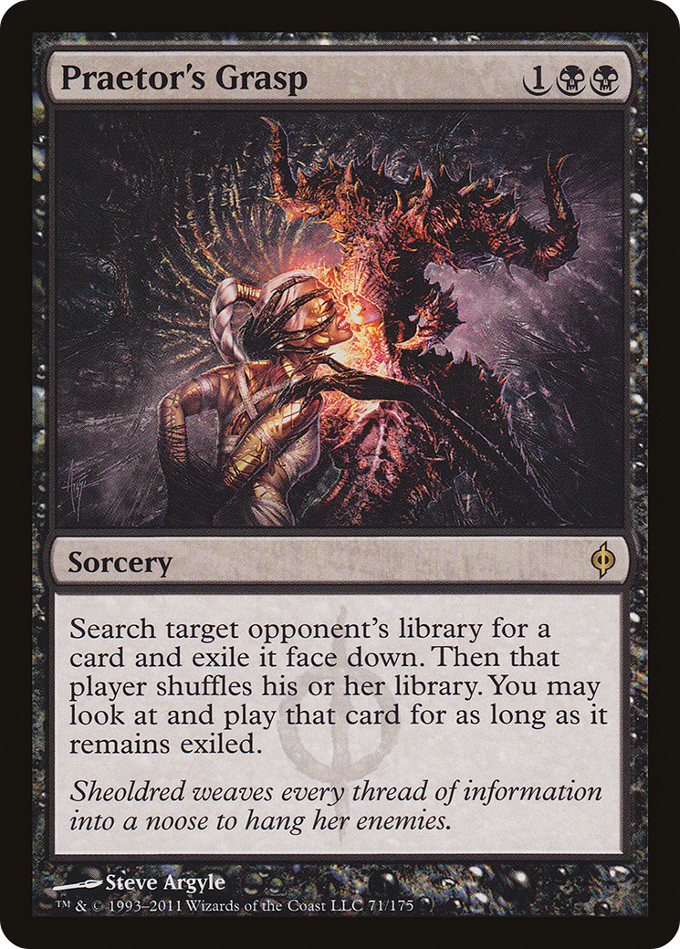 Praetor's Grasp (NPH-071) - New Phyrexia Foil