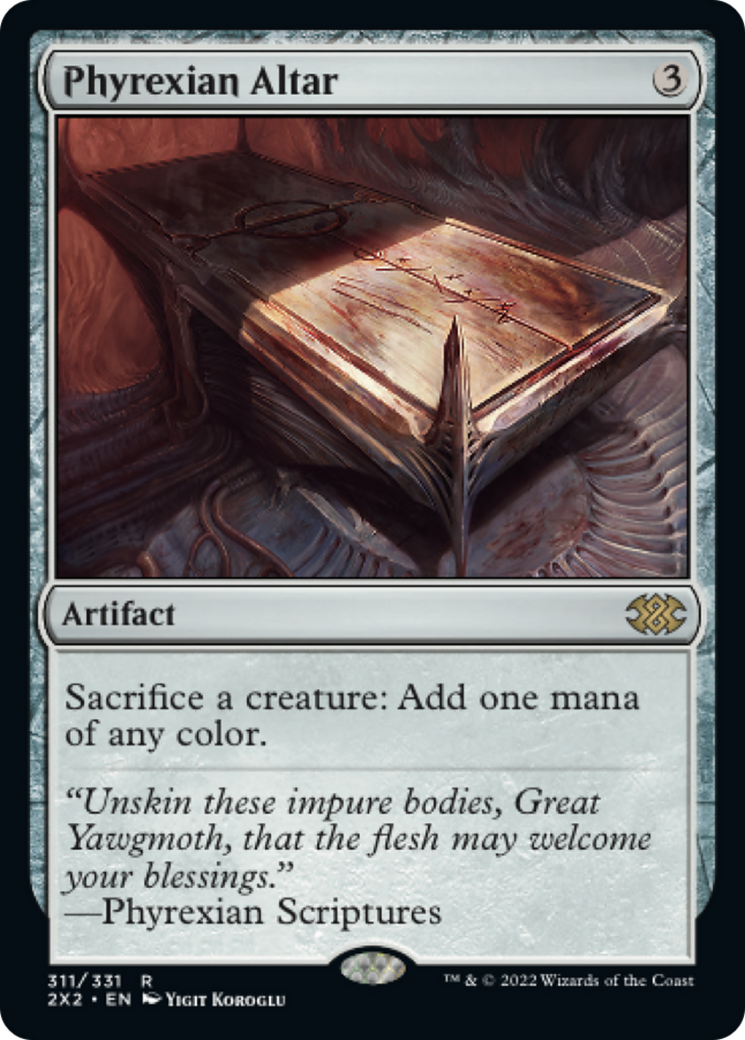 Phyrexian Altar (2X2-311) - Double Masters 2022 Foil