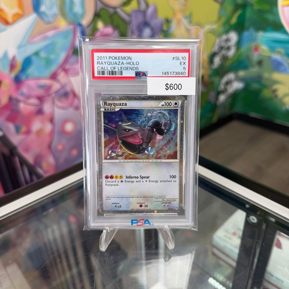 Pokemon Call Of Legends Rayquaza #SL10 PSA 5