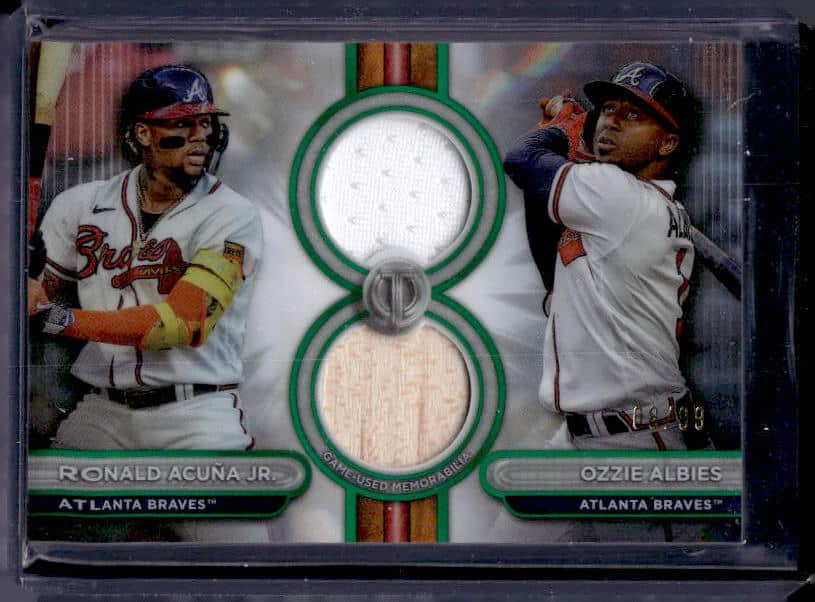 2024 Topps Tribute Ronald Acuna Jr. / Ozzie Albies #DR2-AA Relic /99