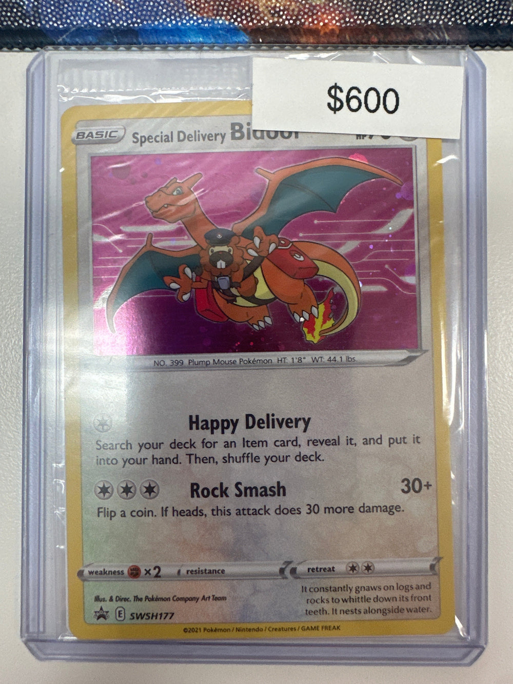 Pokemon Special Delivery Bidoof SWSH177