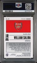 2024-25 PANINI PRIZM PREMIER LEAGUE MANGA #23 WILLIAM SALIBA PSA 10
