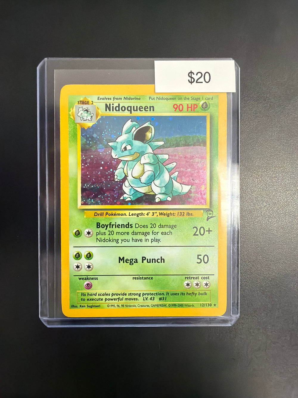 Pokemon Nidoqueen Base 2 #12/130