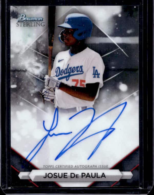 2023 Bowman Sterling Josue De Paula #PA-JD Autograph