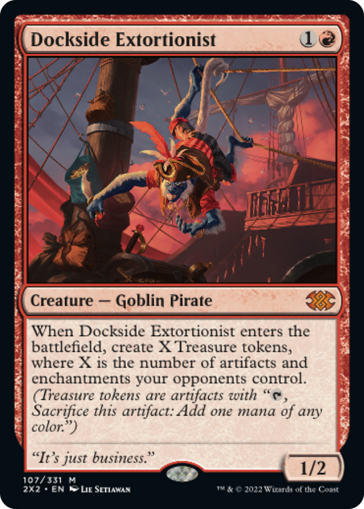 Dockside Extortionist (2X2-107) - Double Masters 2022 Foil