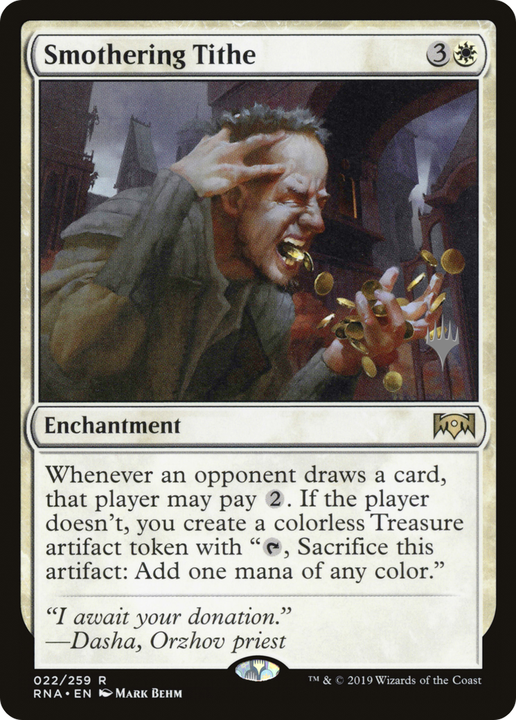 Smothering Tithe (PPELD-22P) - Ravnica Allegiance Promos Foil