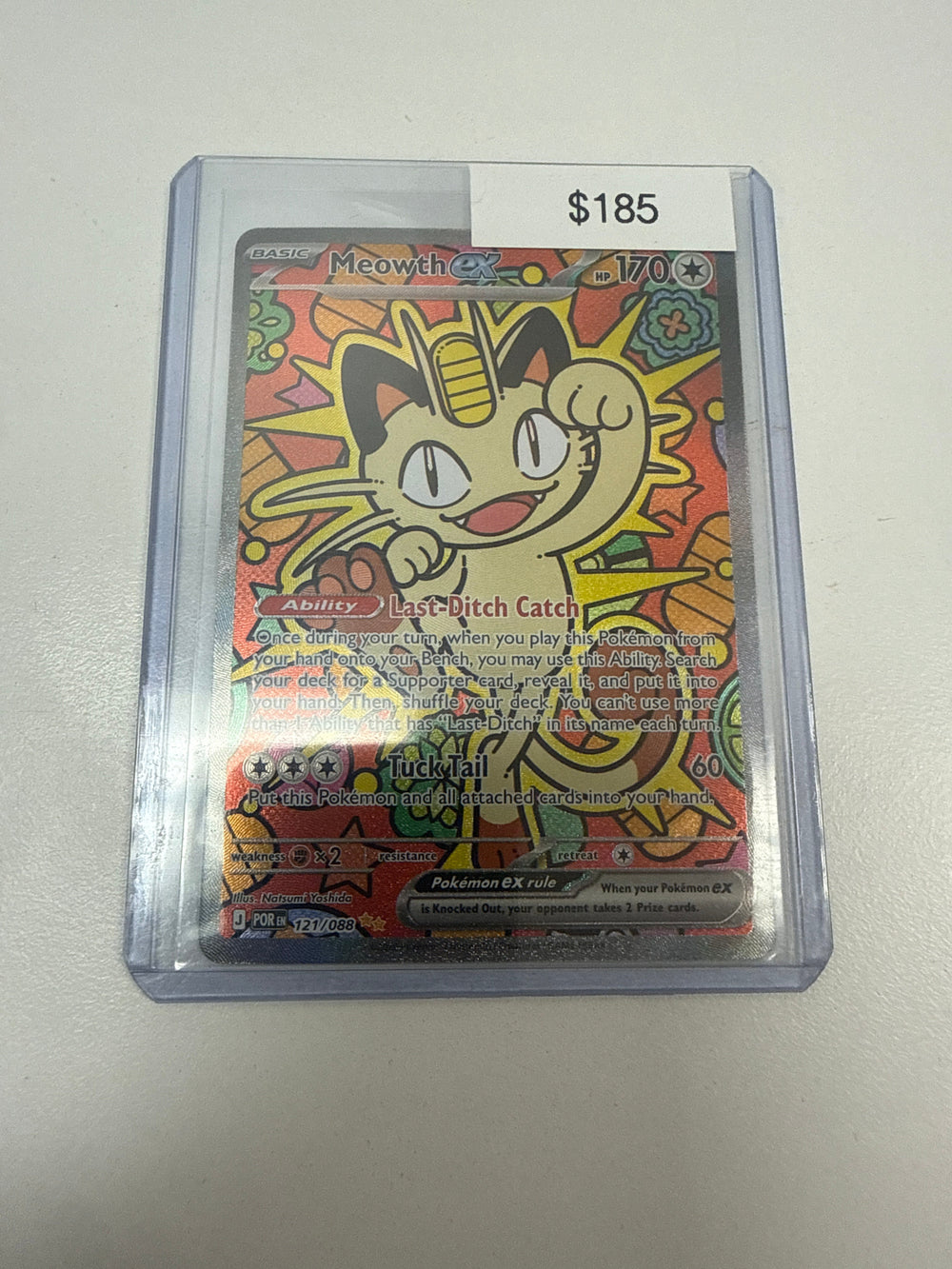 Pokemon Perfect Order Meowth Ex #121/088