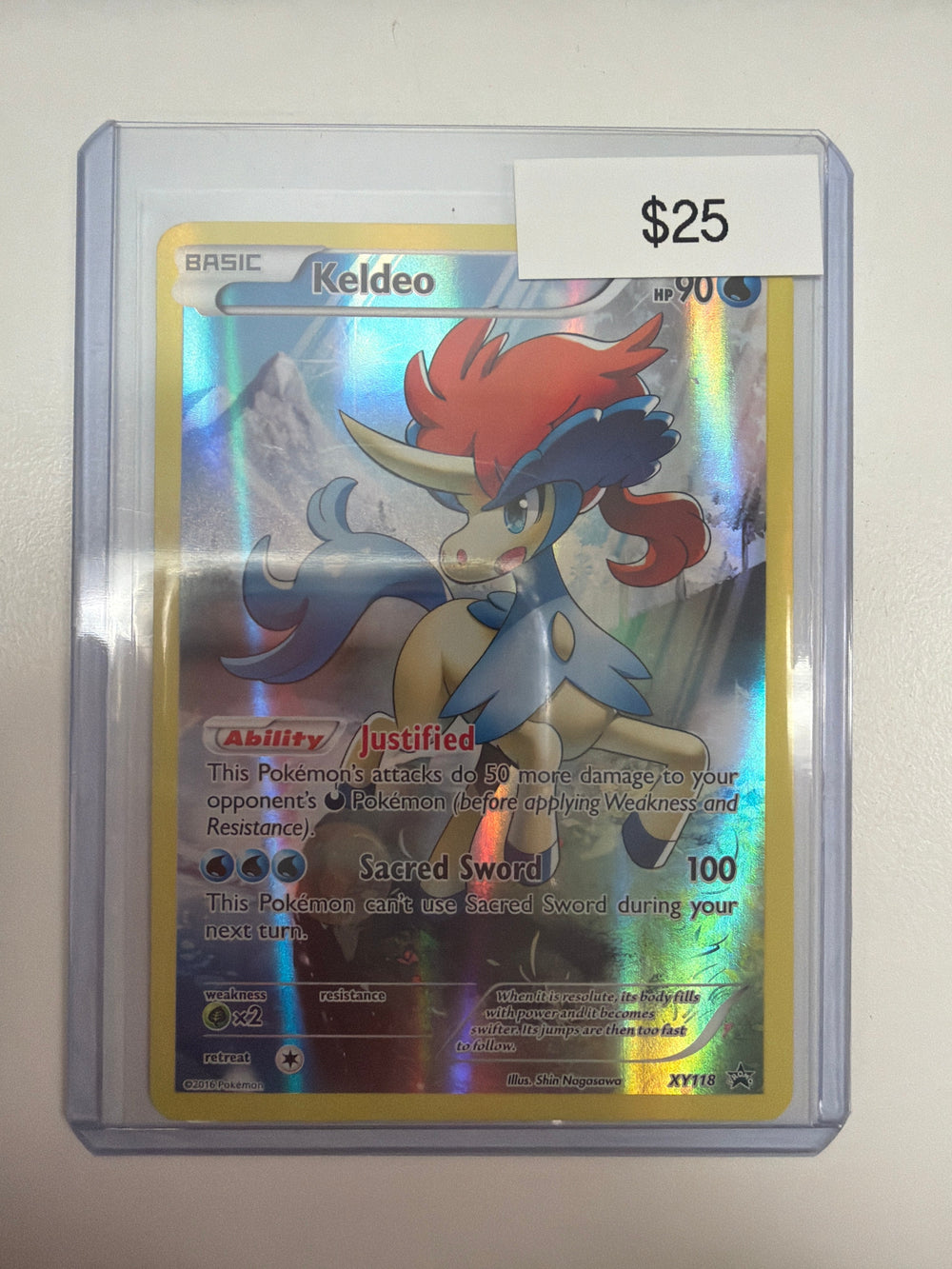 Pokemon Keldeo XY118