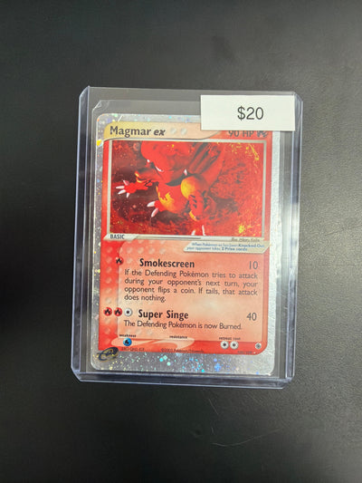 Pokemon Magmar Ex 100/109