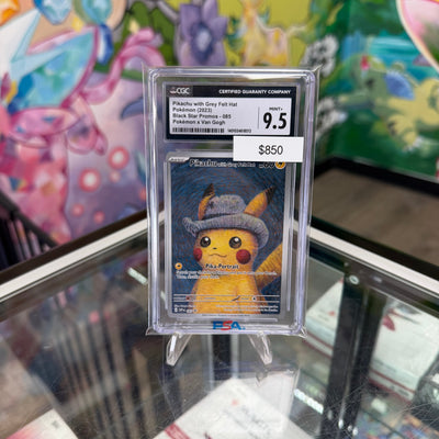 Pokemon Pikachu With Grey Felt Hat #085 CGC 9.5