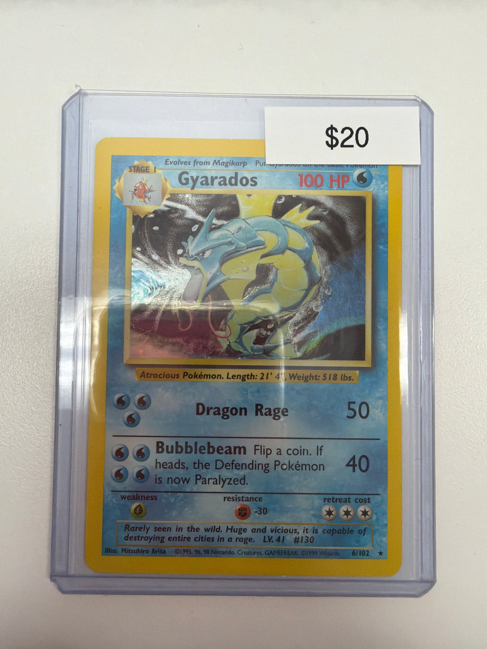 Pokemon Gyarados 6/102