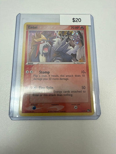 Pokemon Entei Pop Series Holo #1/17