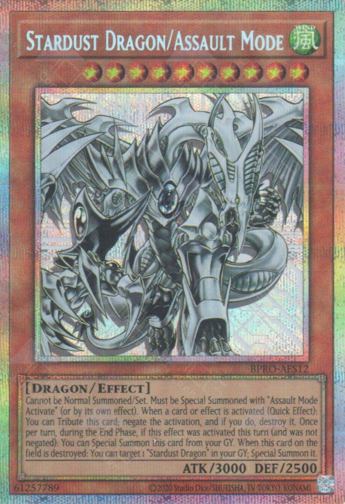 BPRO-AES12 Stardust Dragon/Assault Mode (PSER) (alternate Artwork)