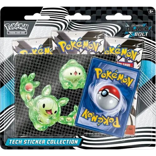 Pokémon TCG: Scarlet & Violet-Black Bolt Tech Sticker Collection Box