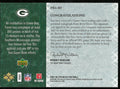 Brett Favre UD Premier /15 15/15 Remnants Patch Auto 2007