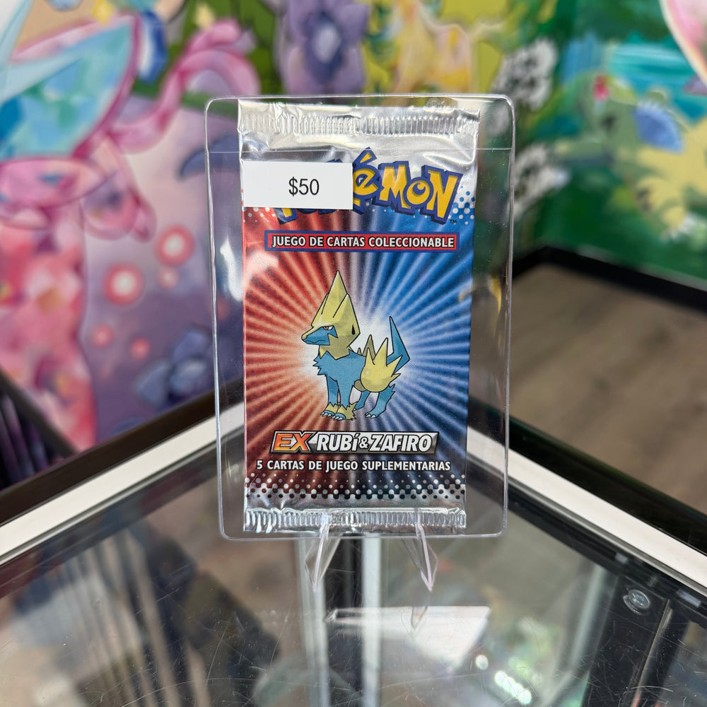 Pokemon Spanish EX Ruby & Sapphire Booster Pack