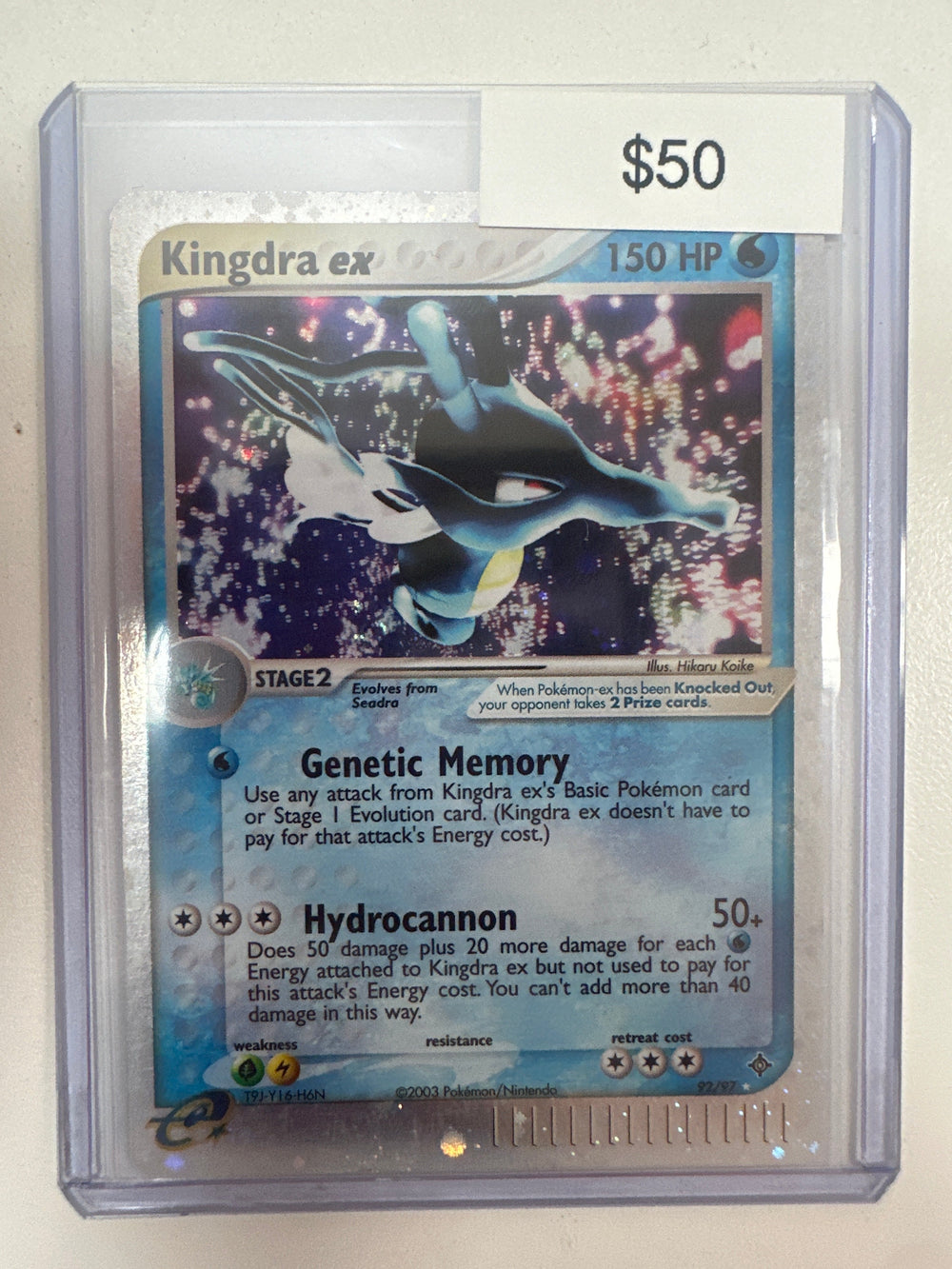 Pokemon Kingdra ex 92/97