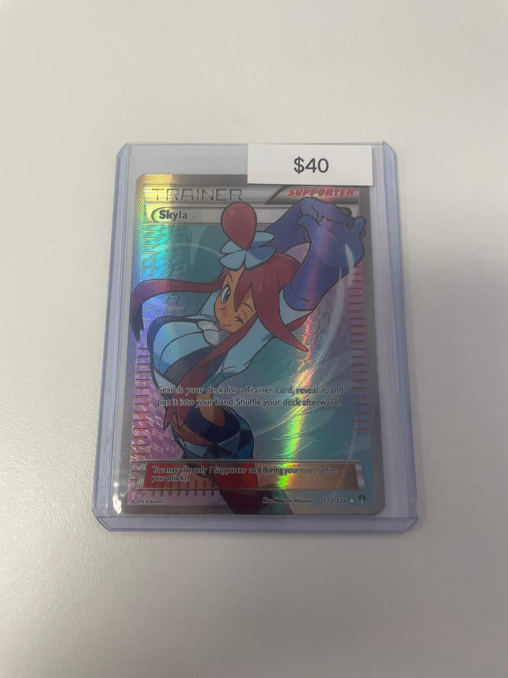 Pokemon Skyla Full Art 122/122 DMG