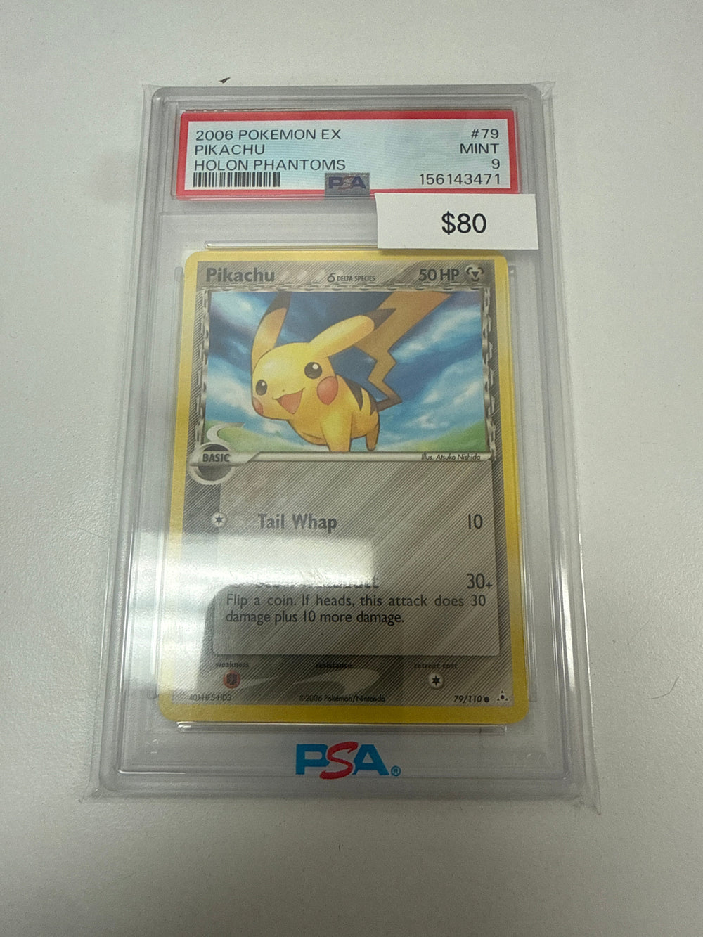 Pokemon Pikachu Holon Phantoms #79/110 PSA 9