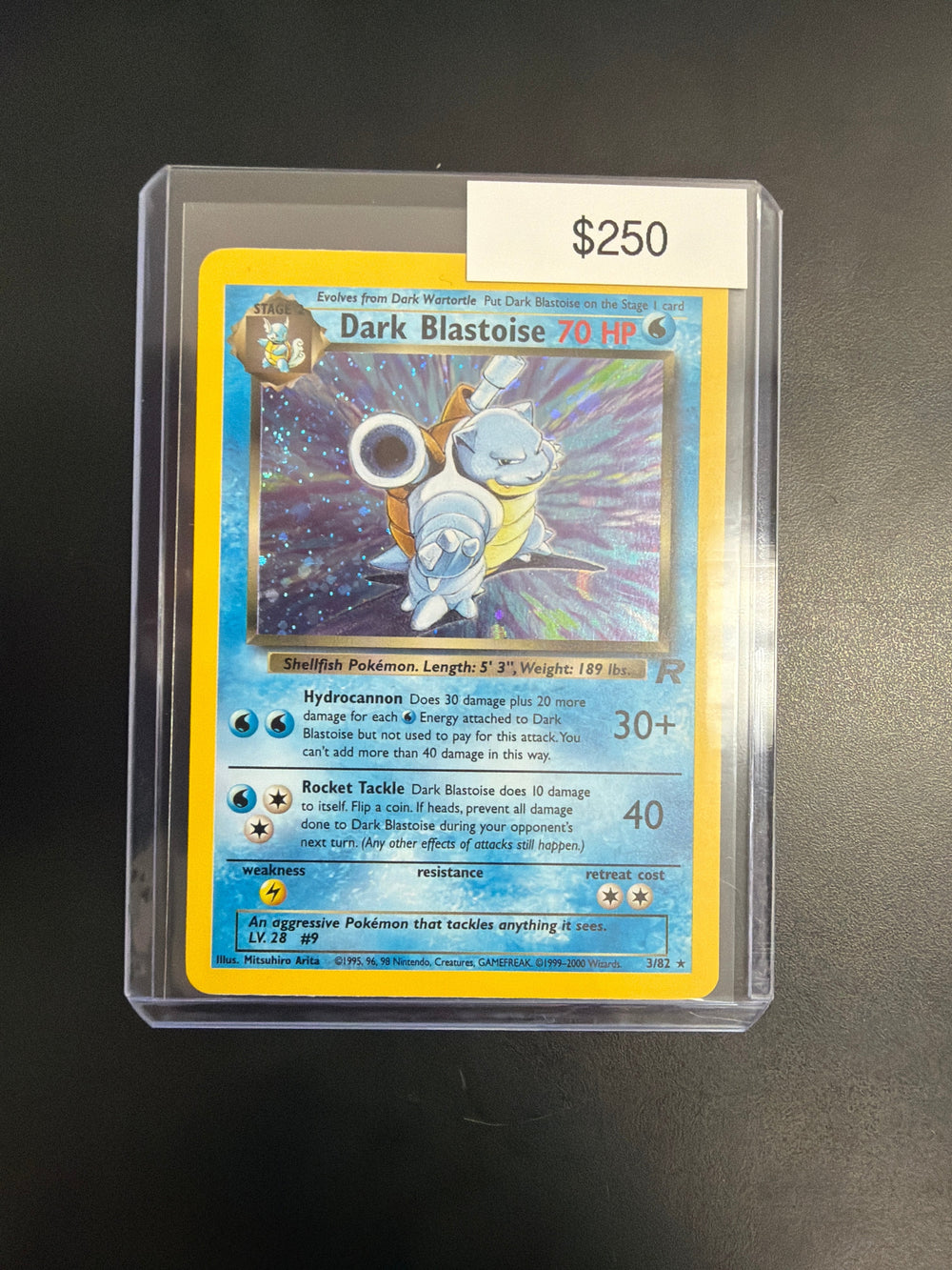 Pokemon Dark Blastoise Rocket #3/82 NM