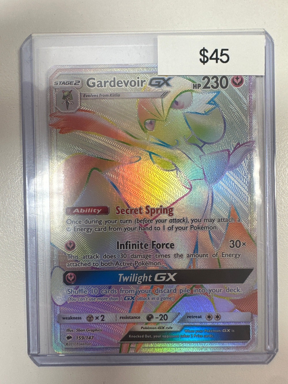 Pokemon Gardevoir GX 159/147
