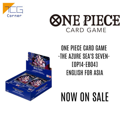 One Piece Card Game -THE AZURE SEA'S SEVEN- [OP14-EB04] Booster Box English for Asia