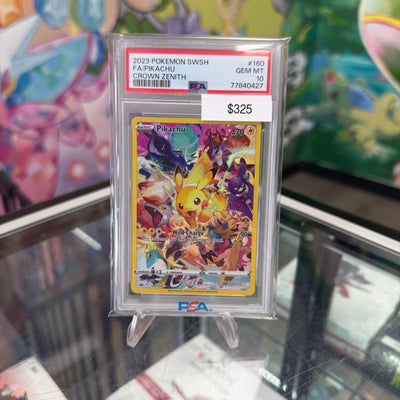 Pokemon Crown Zenith Pikachu #160 PSA 10