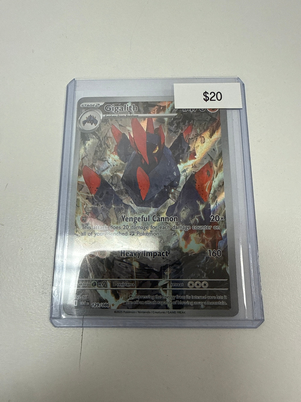 Pokemon Gigalith #129/086