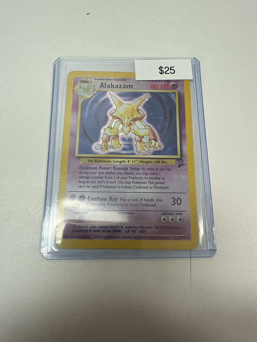Pokemon Alakazam Holo #1/130