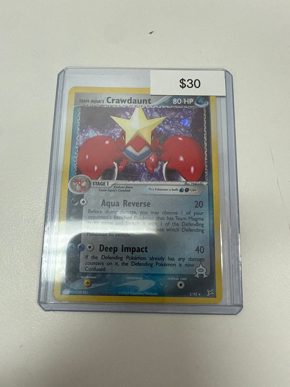 Pokemon Team Aqua’s Crawdaunt #2/95