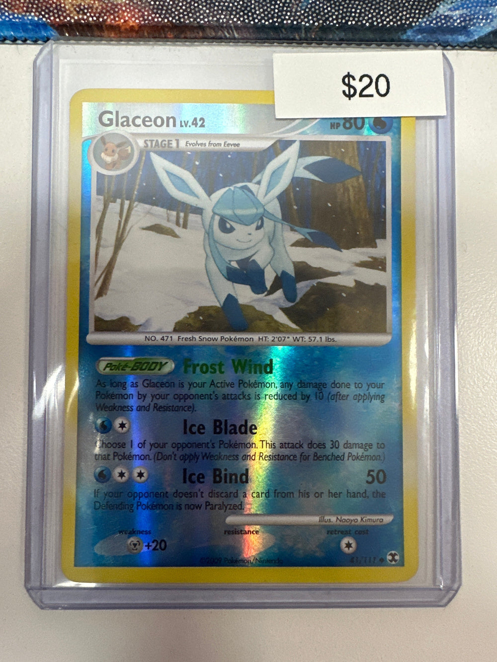 Pokemon Glaceon 41/111