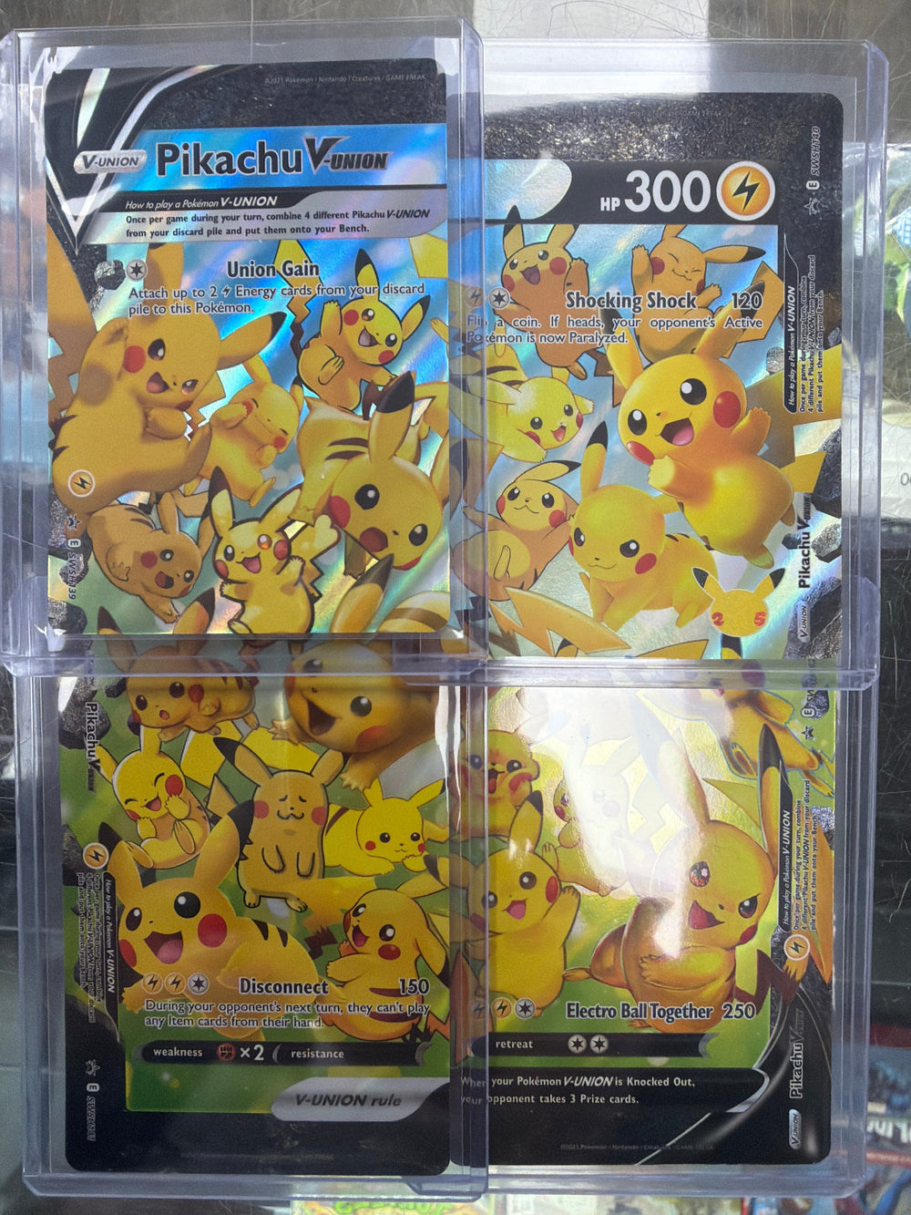 Pokemon Pikachu V Union SWSH139 (Set of 4)