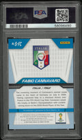 Fabio Cannavaro PSA 9 Auto 2014 Panini Prizm World Cup Signatures